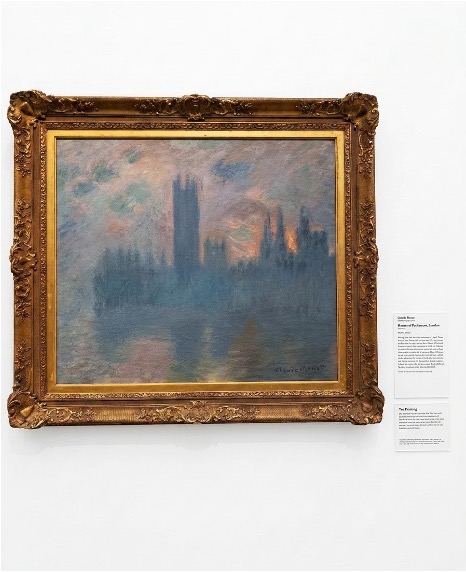 Claude Monet's Houses of Parliament, London
