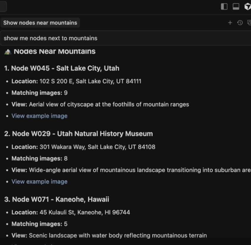 screenshot of prompting with mcp